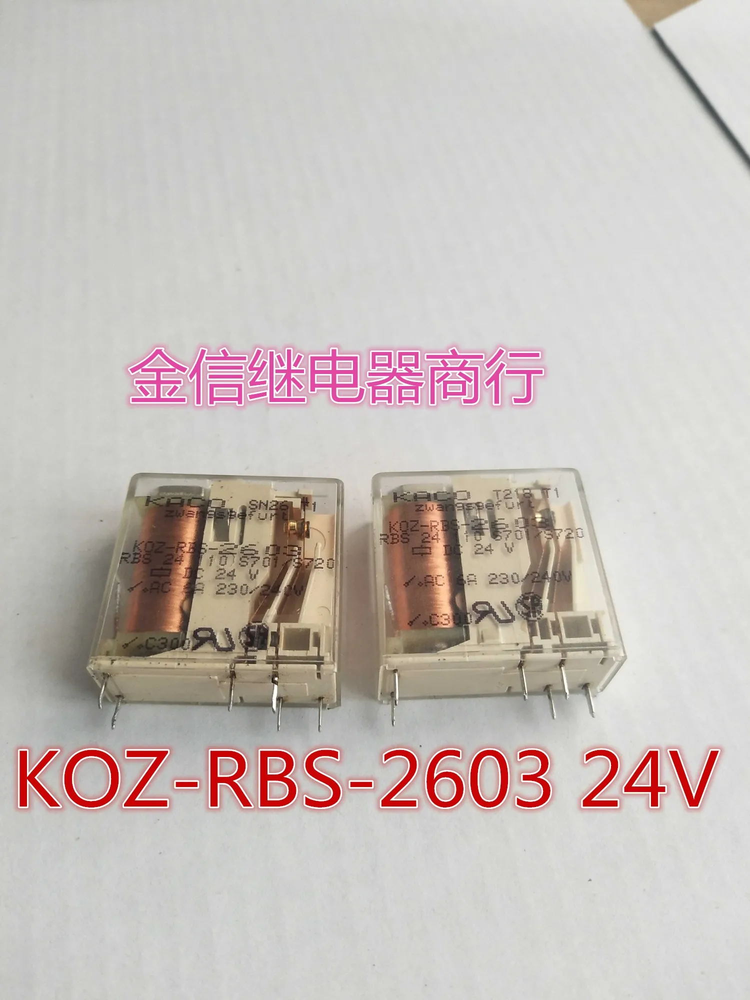 KOZ-RBS-2603 24 VCC KACO 10 piezas