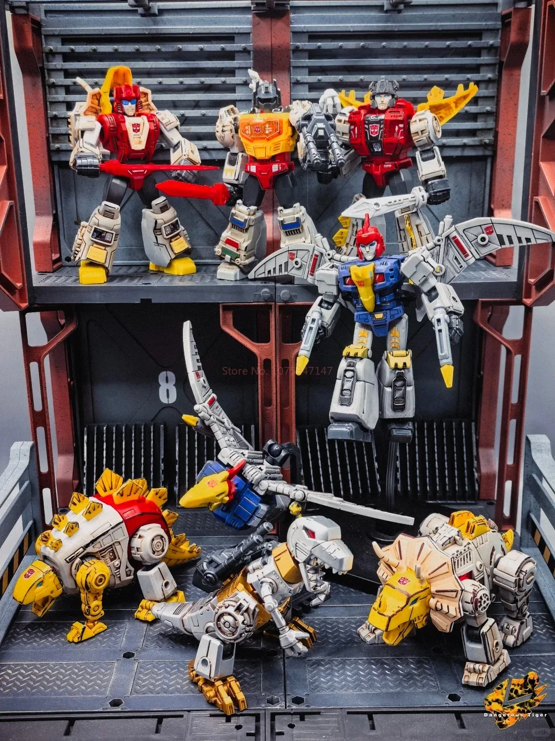 Blokees Transformers Galaxy รุ่น 2346 Constructicons Series ไดโนเสาร์ทีม Action Figure รูปปั้นคอลเลกชันของขวัญ