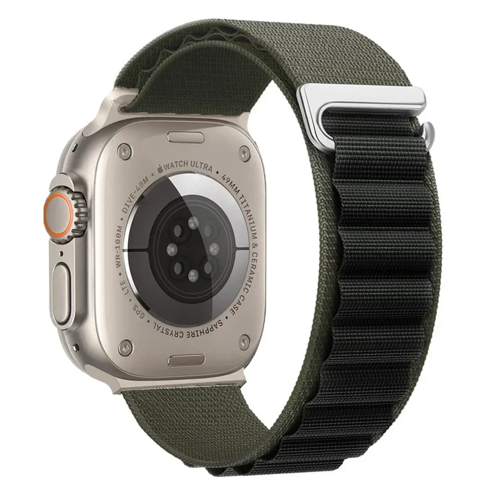 Alpine Strap for Apple Watch Ultra/3 11 10 9 8 7 Band 46mm 49mm 45mm 41mm Nylon Sports Bracelet IWatch 6 5 4 3 SE 44mm 40mm 42mm
