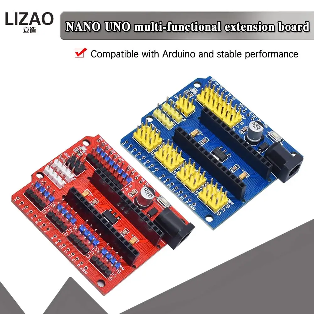 LIZAO Arduino Nano UNO Multi Purpose Expansion Board ATMEGA328 Learning Development Board