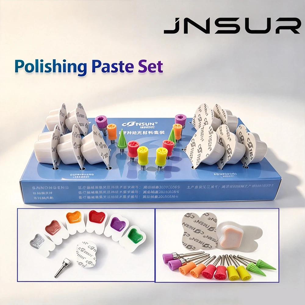 Dental Prophylaxis Brushes Kit Flat/Bowl/Sharp Cup Disposable Dental Polishing Paste Brush Dentistry Teeth Whitening Polisher