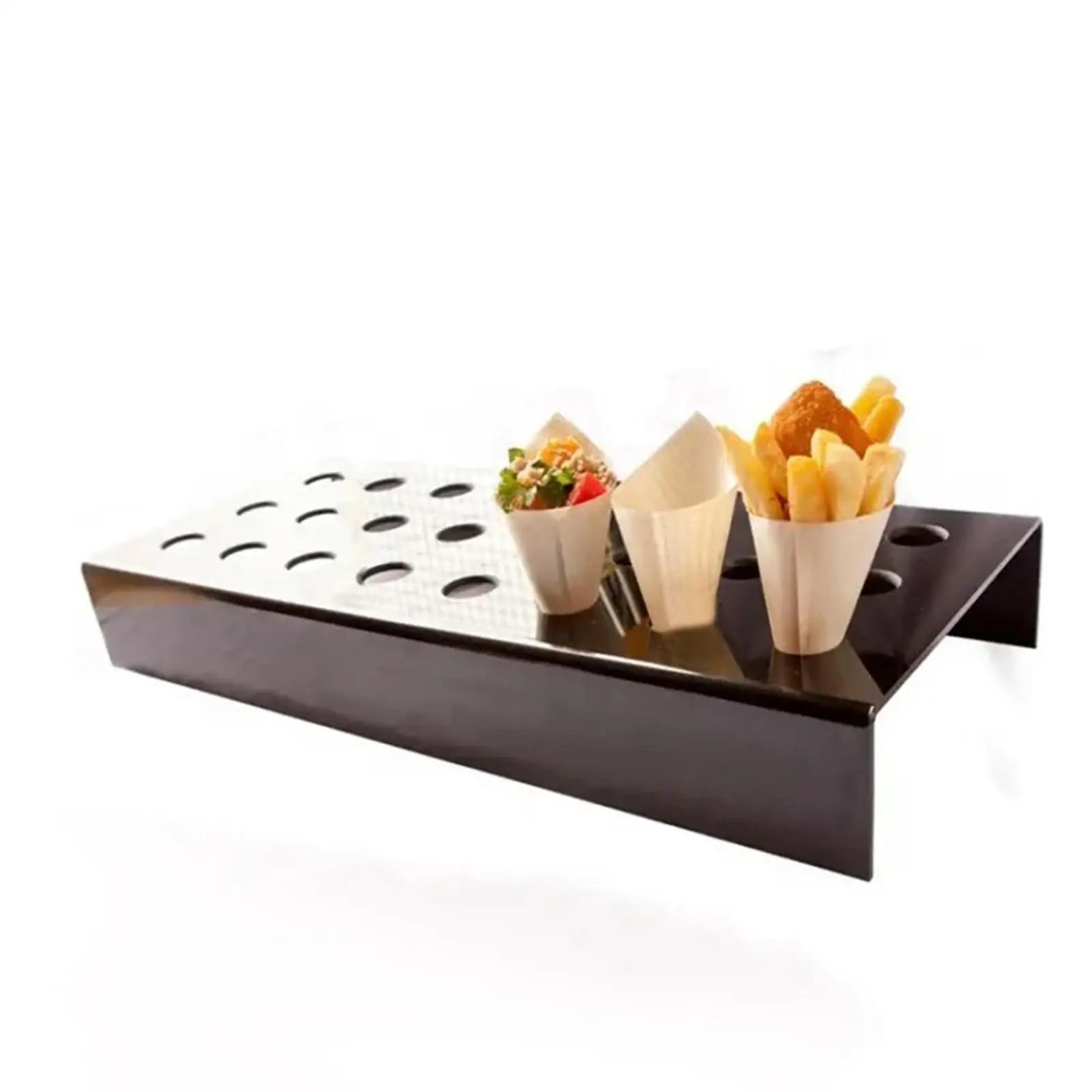 Cupcake Holder Stand Acrylic Multi Slot Cone Display Rack Organizer for Baking Cake Pastry for Special Events