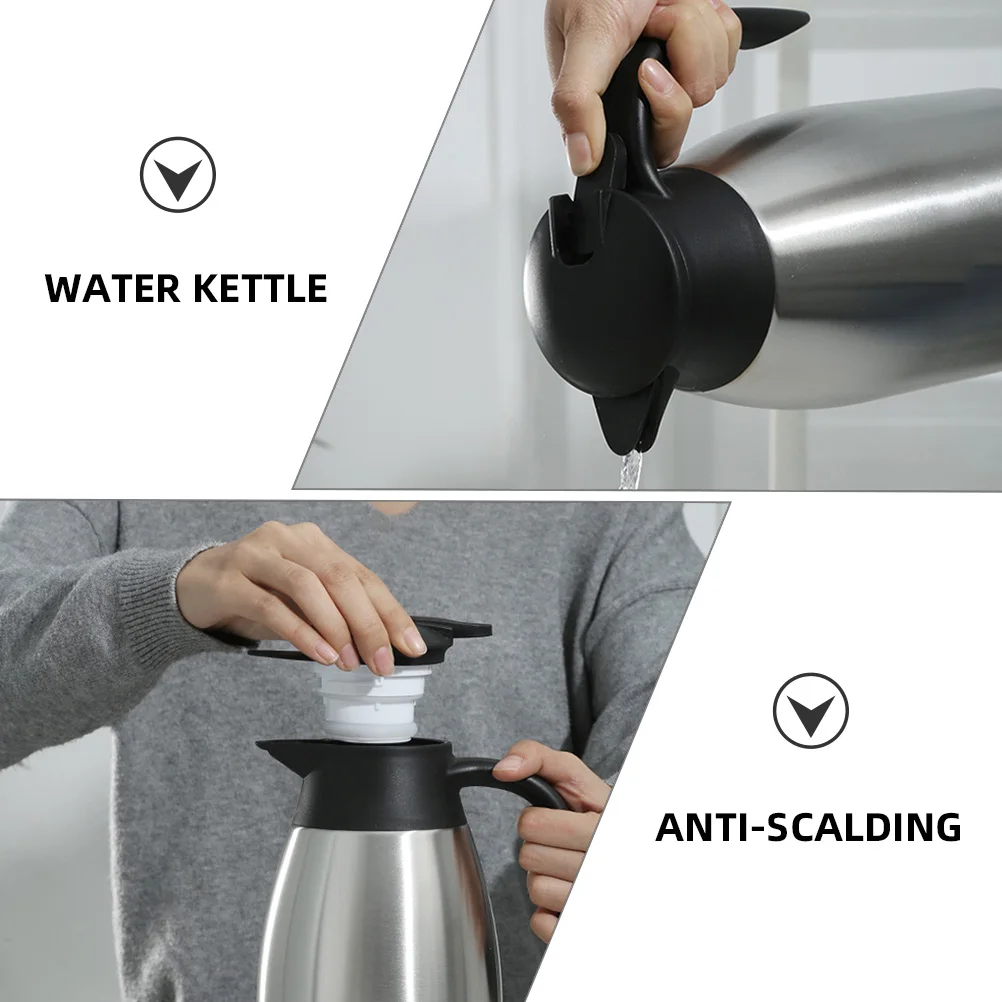 

Stainless Steel Thermal Coffee Insulated Large Capacity Leakproof Handle Water Jug For Home Office Hotel Camping Use Coffee