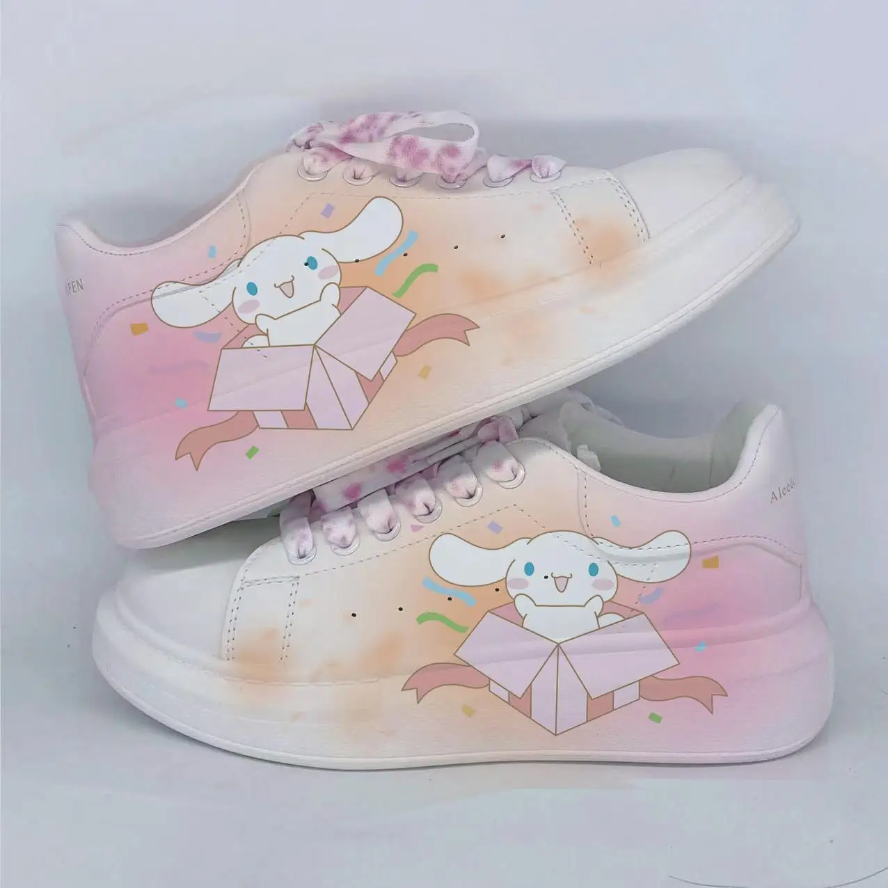 Kawaii Kuromi Board Shoes Women Sanrio Tennis Shoes New Kids Cute Cinnamorol Casual Sneakers Kuromi basket Shoes Size 35-40