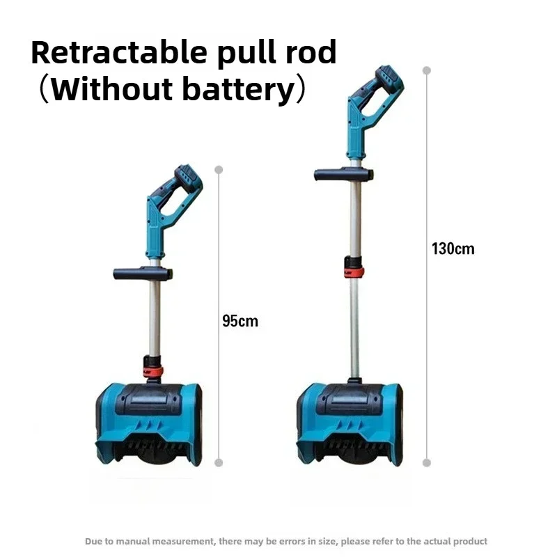21V Snow Blower Tool, Compatible with Makita 21V Battery 10in Working Width Telescopic Snow Shovel Outdoor Winter Cleaning.