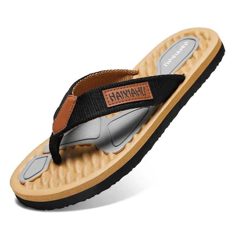 عالية الجودة ماركة الرجال الوجه يتخبط الصيف شاطئ الوجه يتخبط الرجال موضة تنفس عادية الرجال نعال شاطئ أحذية الصيف في الهواء الطلق