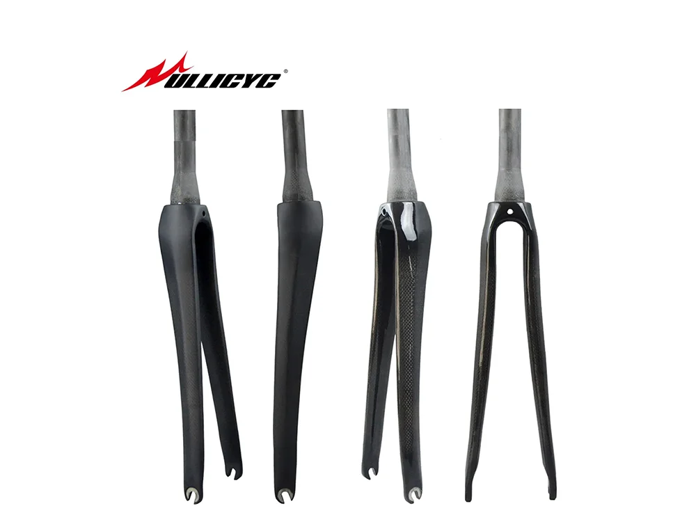 

Ullicyc Carbon Road Bike Fork Bicycle Parts Brake 700c Wheel Barrel Axis Fork 28.6mm 3k Gloss Matte Bicycle Accessories QC377