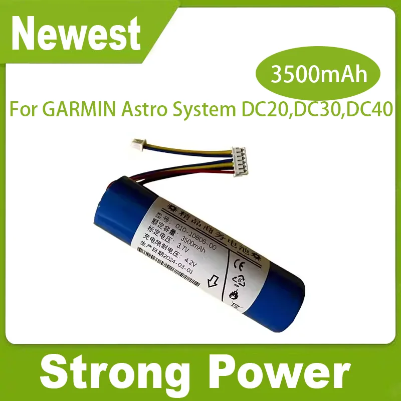 YDLBAT 3500mAh 010-10806-00 Battery for GARMIN Astro System DC20,DC30,DC40,Dog Tracking DC 20