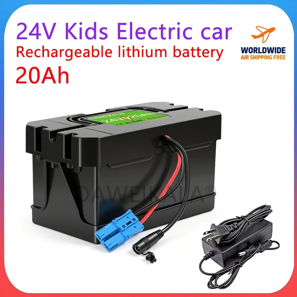 24V 20Ah Rechargeable lithium battery long life 29.4V Kids Ride on Toys Car Powered Electric Vehicles Battery