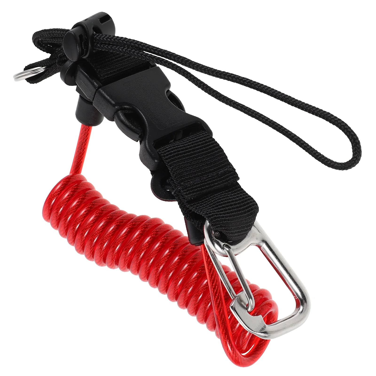 

Underwater Camera Anti-Loss Rope Scuba Diving Lanyard Spring Coiled Quick Release Stainless Steel Wrist Strap For Snorkeling