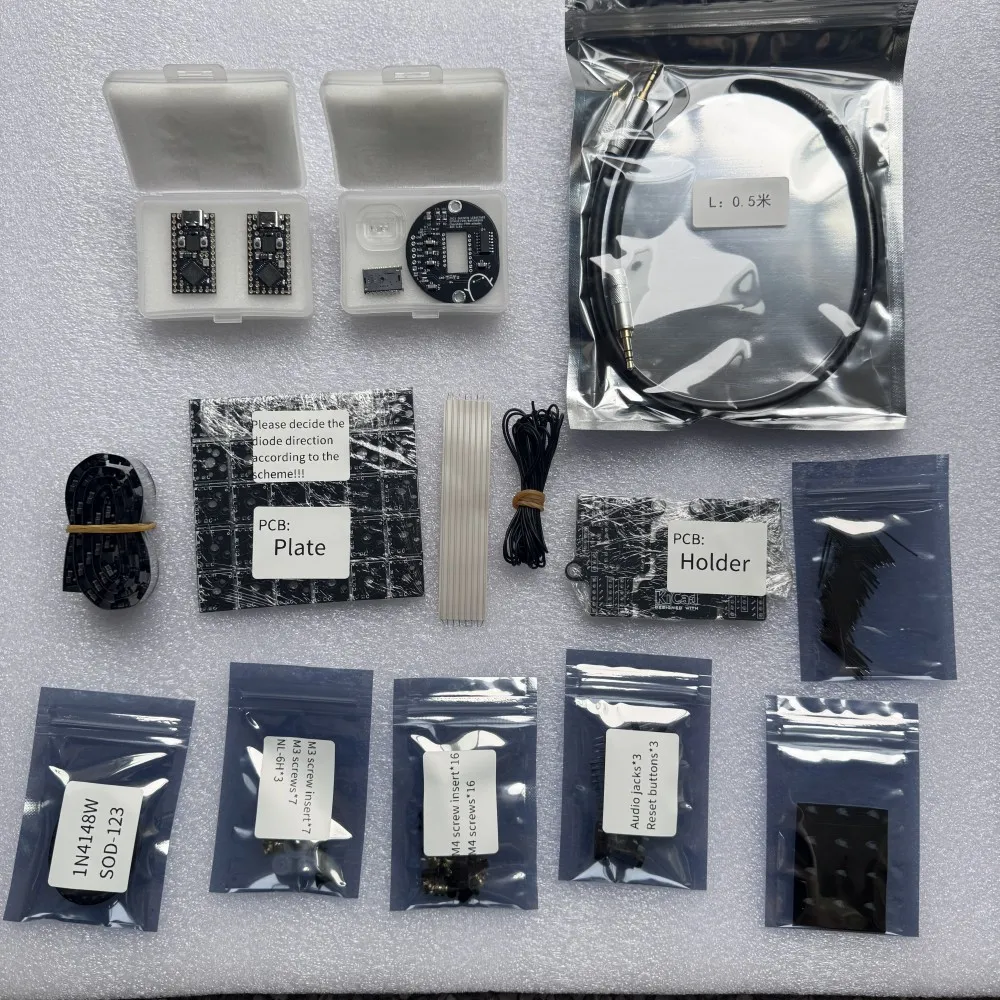 

Charybdis Split Keyboard PCB Material Kit Custom Wired/wireless Hot Swap Charybdis Mini/Nano Keyboard Case Plate Not Pre Built