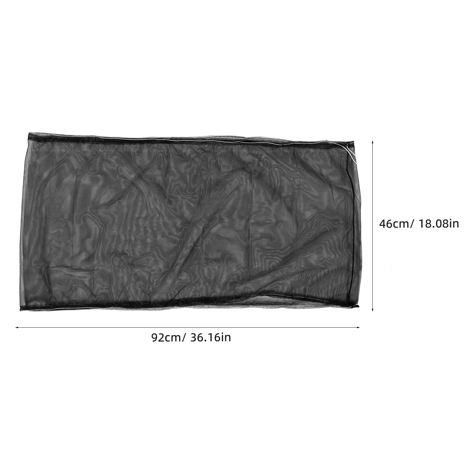 1pcs Bird Cage Mesh Cover Dust Proof Net For Parrot Myna Large Universal Protective Washable Lightweight Black Pet Cage