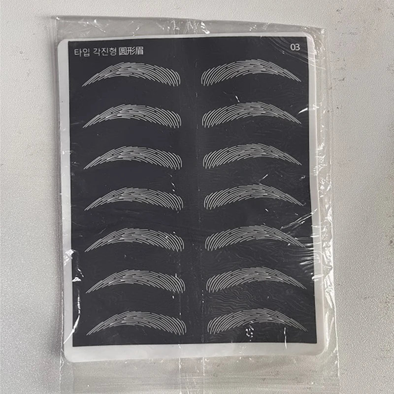 1 Set Practice Microblading Permanent 3D Makeup Eyebrow Tattoo Needle Pen Pigment Kit Tattoo Pigment Rings Body Makeup Tools