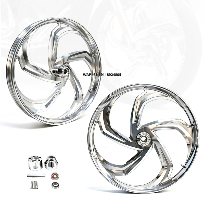 New LG208 Custom-forged Aluminum Rims and 30-inch Front Wheels for the Road King Gliding Touring Car Series
