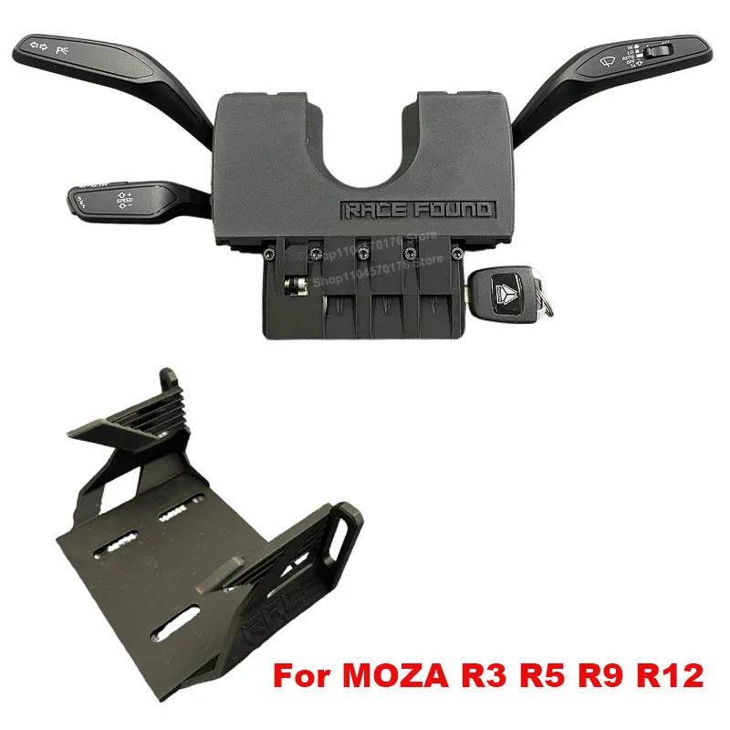 Racing Simulator Game Stuurwiel Euro Truck Richtingaanwijzer Ruitenwisser Adapter Voor SIMAGIC MOZA R3 R5 R9 R12 voor PXN V12/V12lite