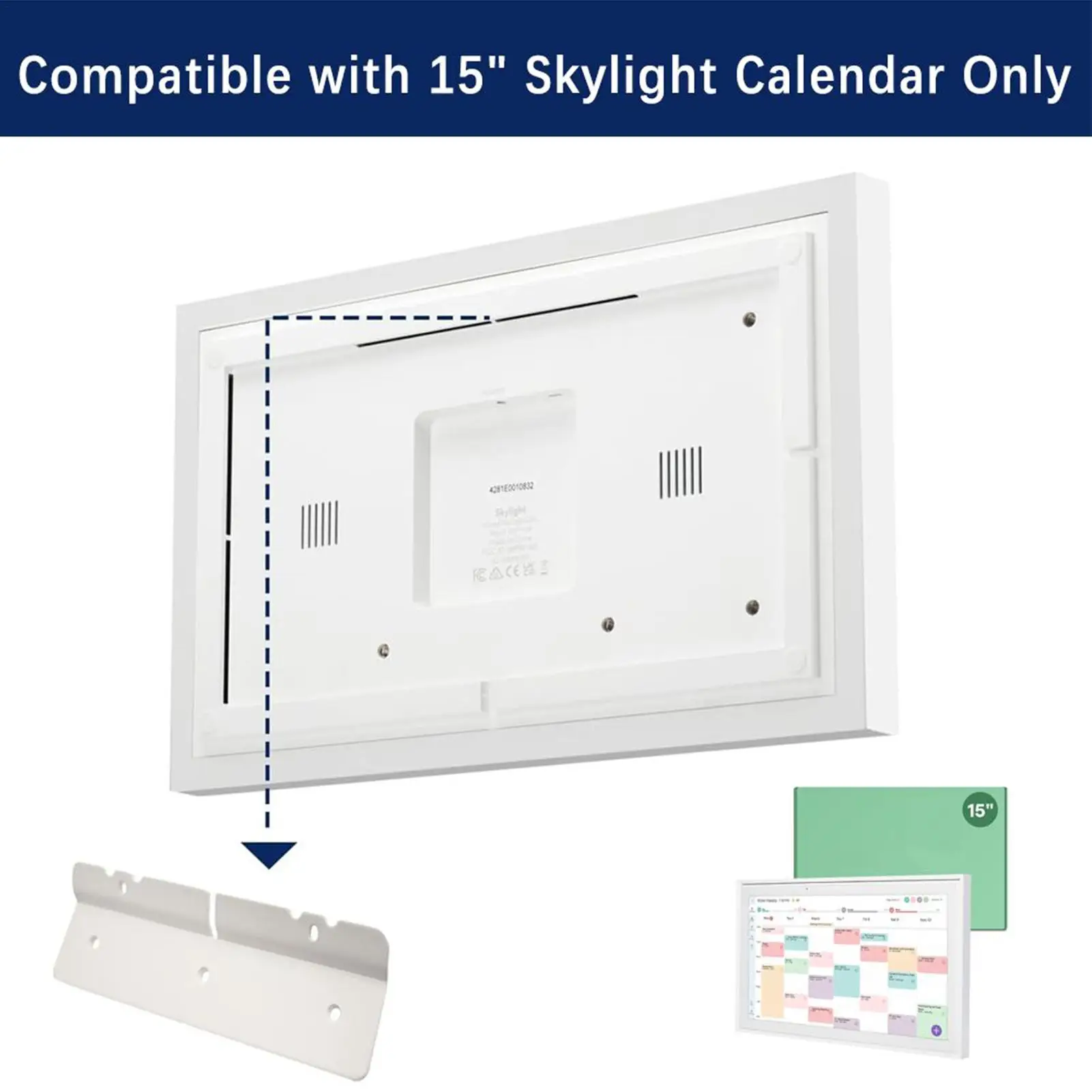 

Digital Calendar Wall Mount Bracket Digital Calendar Display Holder Bracket Planner Accessories Display Holder Rack For Fridge