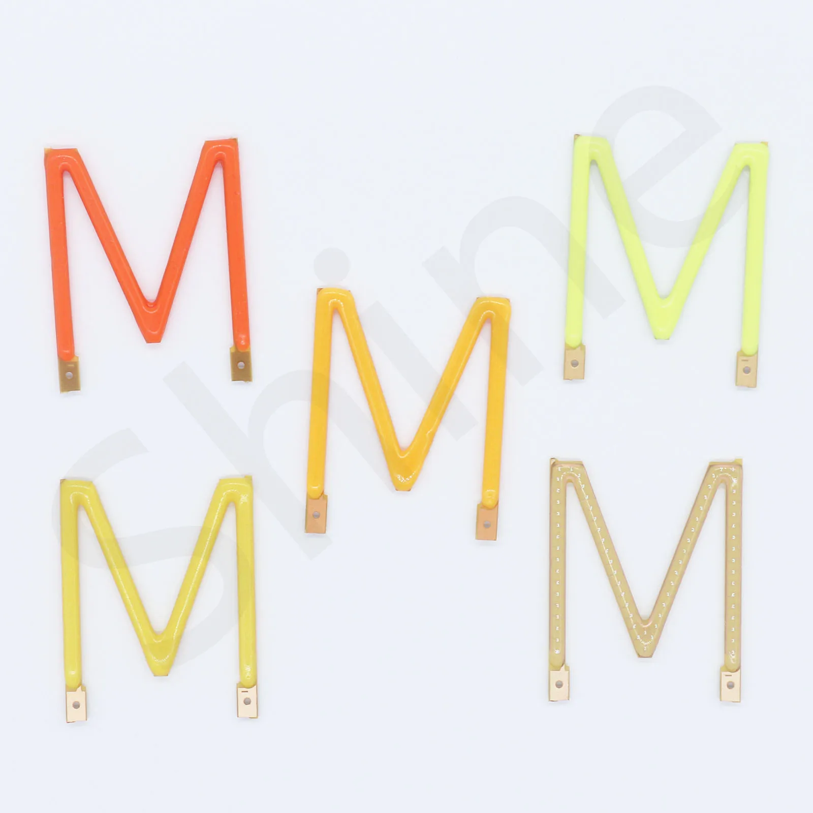 English Letter Filament COB LED Filament DC3V Candle Edison White Red Green Blue Diodes Party Decoration Light Accessories DIY