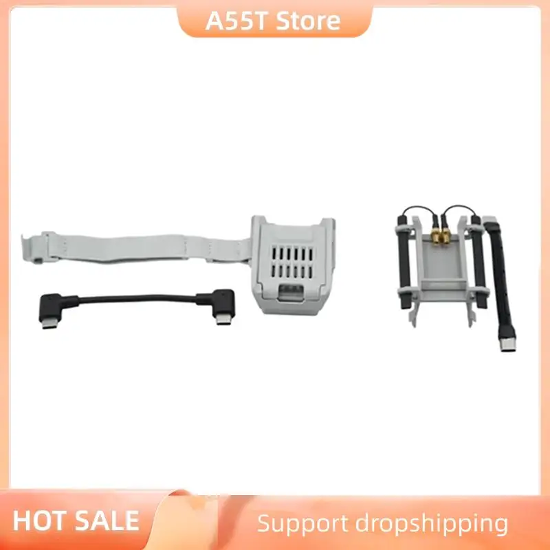 Kit de suporte fixo A55T para trem de pouso do módulo 4G celular DJI com antena de cabo de dados
