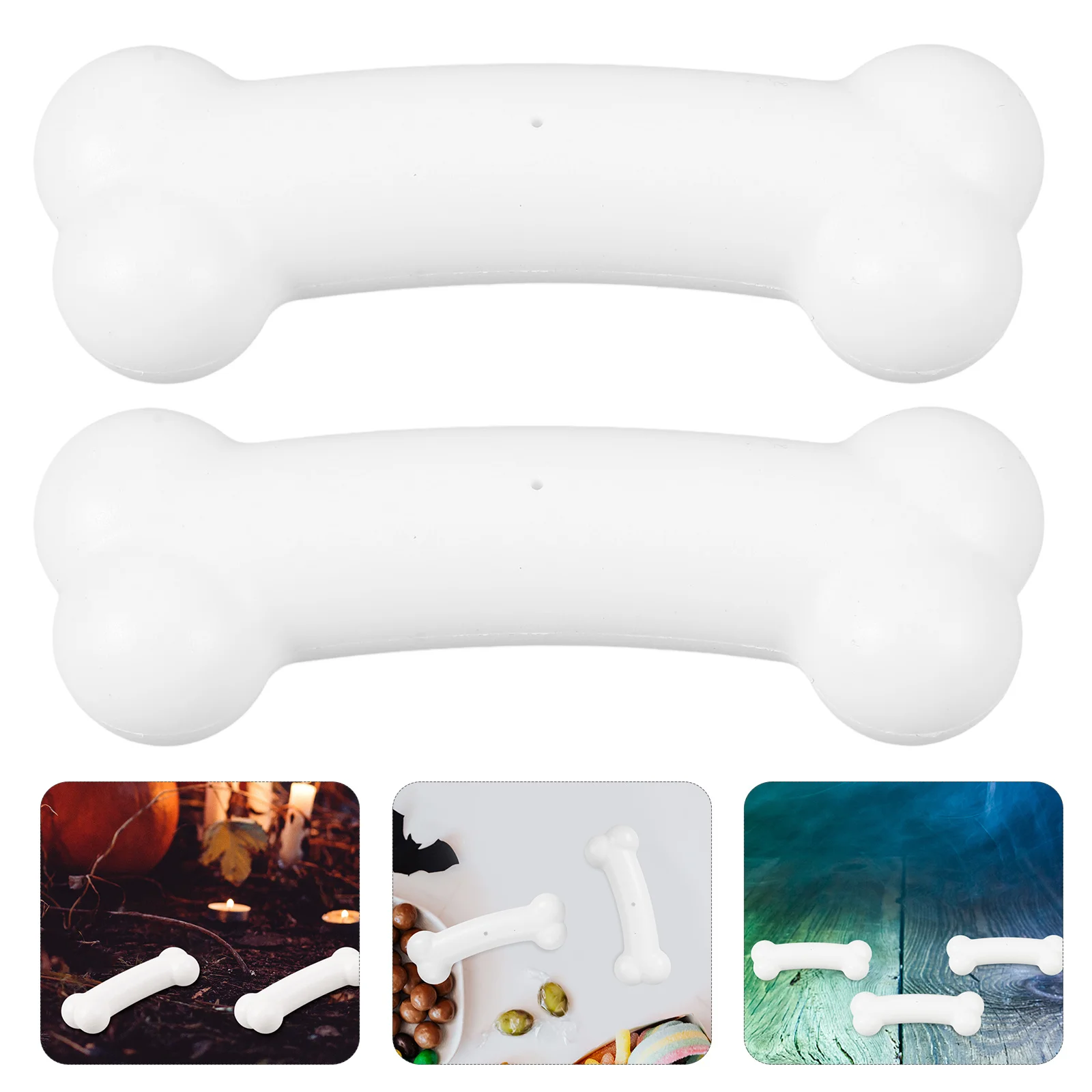 50 Stuks Simulatie Bone Props Plastic Botten Voor Halloween Decoratie Nep Bone Prank Levert Botten Ornament Nieuwigheid Gag