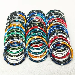 39mm Resin Aluminum Bezel Insert Fit for SRPE SKX6105 Turtle Abalone Captain Willard Watch Case NH36 NH35 Movement Watch Parts