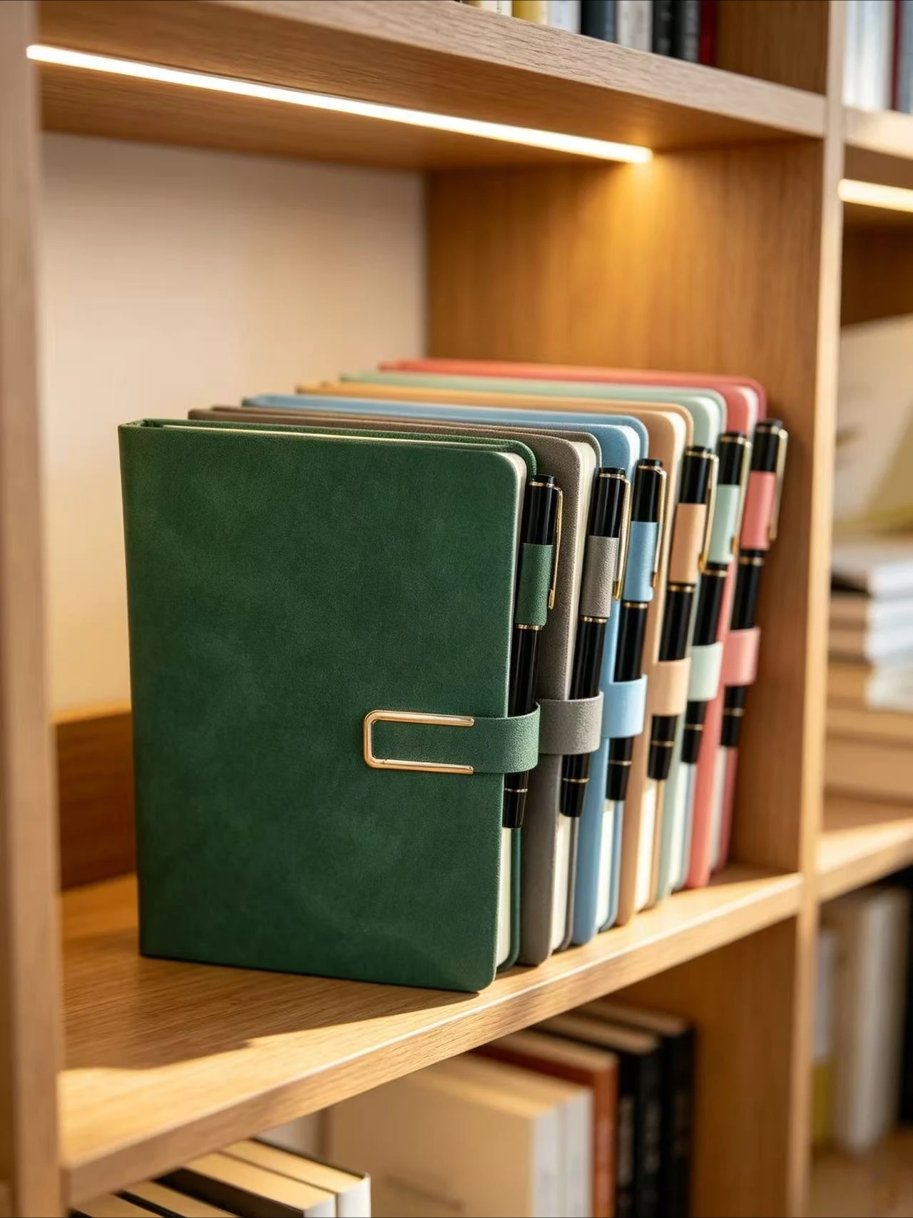 ヴィンテージA5レザーノートブック ソフトカバー バックル付 - Leather Work Notepad のレビューと価格