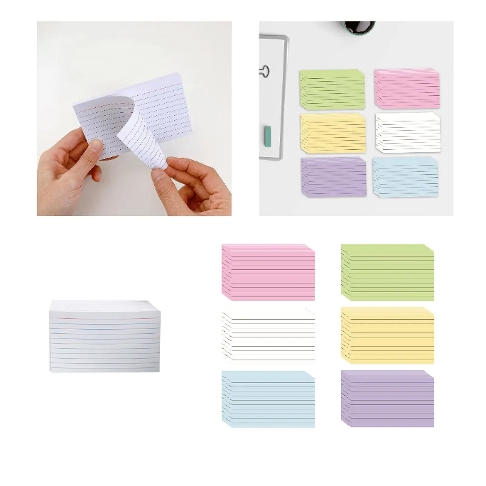 Index Cards Lined Studying Notes Ruled Index Cards Notecards Lined Flash Cards for School Learning Business Home Office Supplies