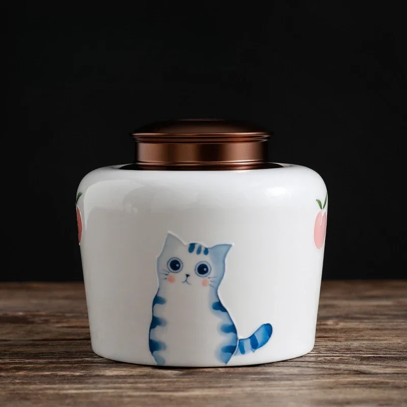 Ceramic Funeral Ashes Souvenir, Dog Urn for Ashes, Human Ashes,Home Fireplace, Burial Ash Urn,Pet Casket