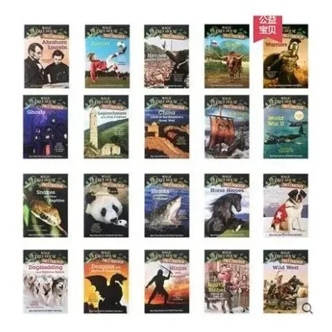 43 Books/Set Magic Tree House Fact Tracker Original English Reading Children's Books  Libros   English Books