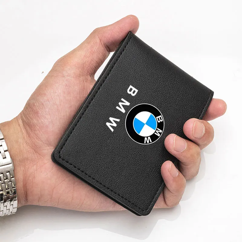 Auto Driver License Bag Driving Documents ID Card card holder For BMW M e46 e90 e60 f30 f10 e39 e36 g20 g30 f20 e87 Accessories