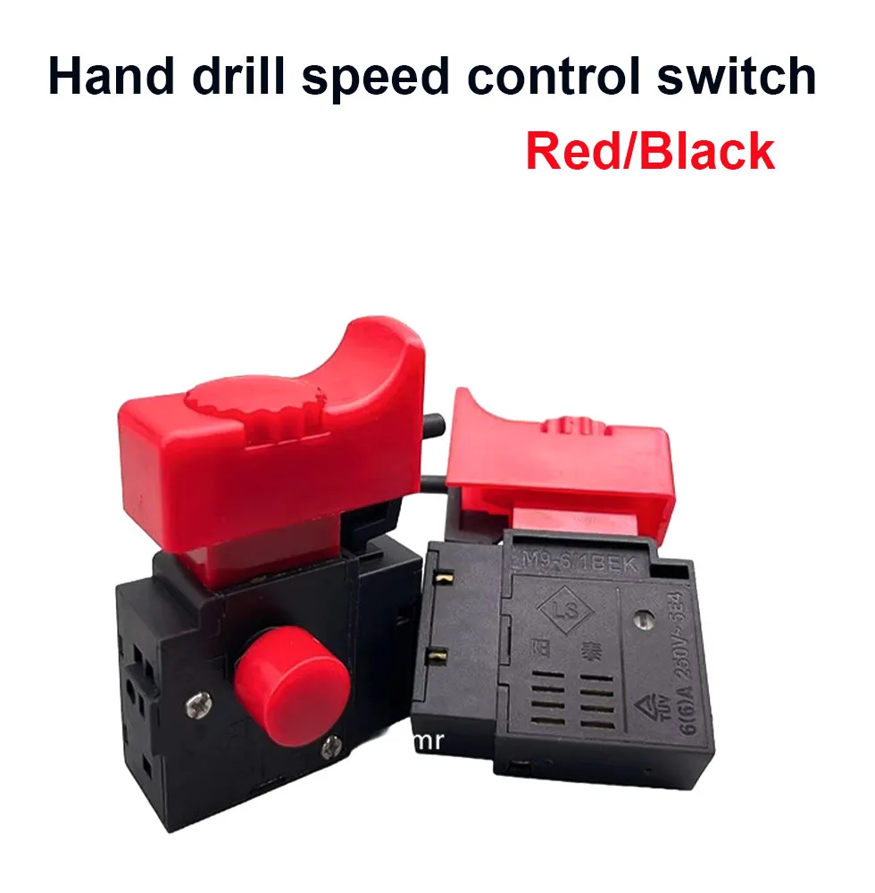 1Pcs FA2-6/1BEK Power Tool Electric Drill Speed Control Trigger Button Switch 6(6)A 250V