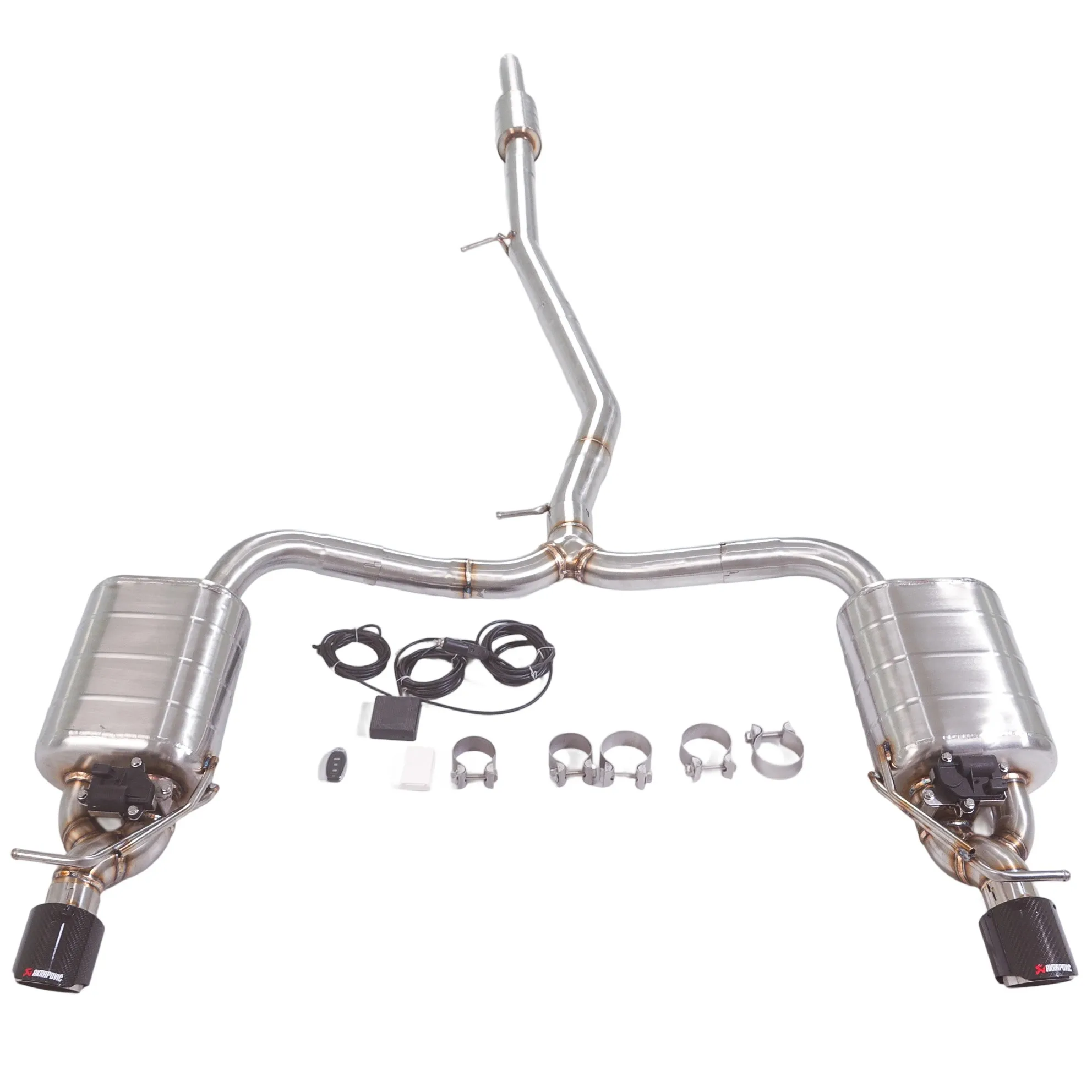 

GFC catback exhaust muffler for Ford Explorer 2.3T 3.5L 2013-2018,Car electric valve exhaust system made of 304 stainless steel