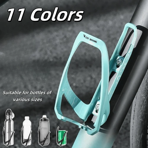 Imagen 1 del producto Portabotellas ligero para bicicleta de montaña, soporte para botella de plástico ultraligero para accesorios de Ciclismo de Carretera