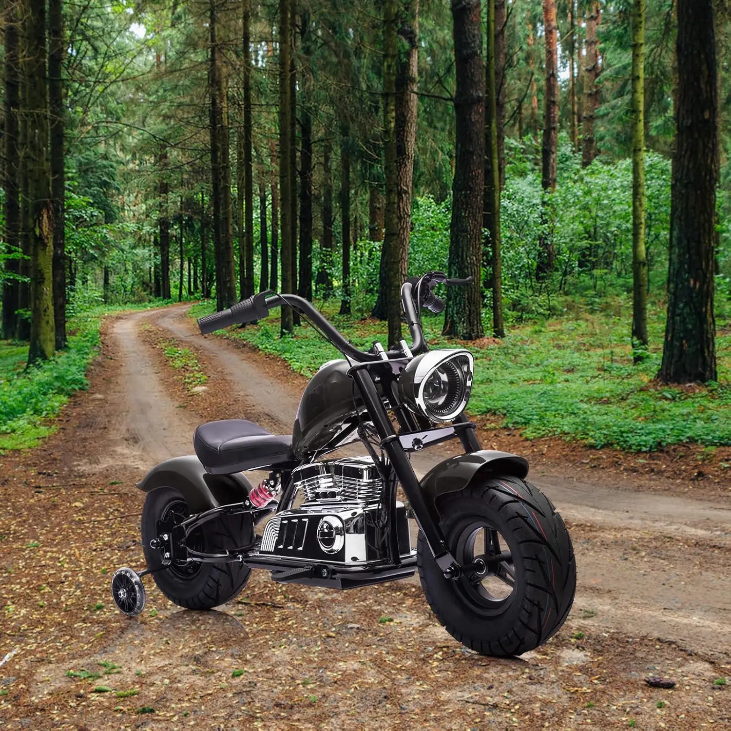 어린이 및 청소년용 36V 전기 더트 바이크 350w 고속 전기 오토바이 최대 시속 16.5마일 스프링 서스펜션 장착 놀이용 자전거 10세 이상