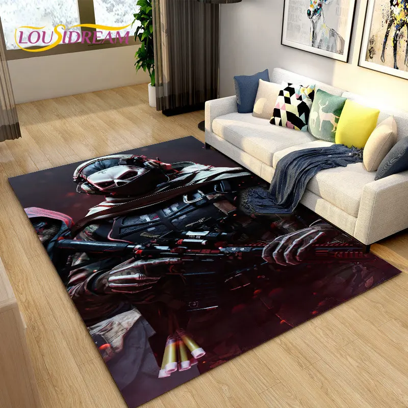 COD, Call of Duty Game ,Gamer Area Rug,Carpets Rug for Living Room Bedroom Sofa Doormat Decoration,Kids Play Non-slip Floor Mat