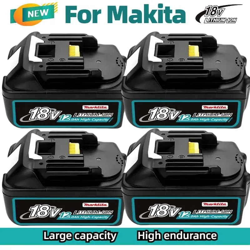 

100% Original For Makita DDF487 18V Rechargeable Battery DTD173 DTW700 DGA404 DGA404 Replaceable LED Lithium-ion 6.0/8.0/12.0Ah