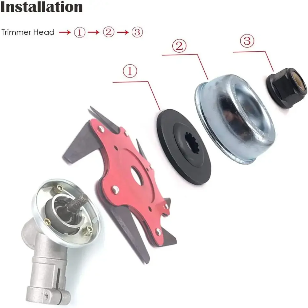 Kit adaptador de lâmina de grama para aparadores de cordas STIHL, cortador de escova, Fs55, Fs56, Fs85, Fs90, Fs100, Fs110rx, Fs120, Fs130, Fs200