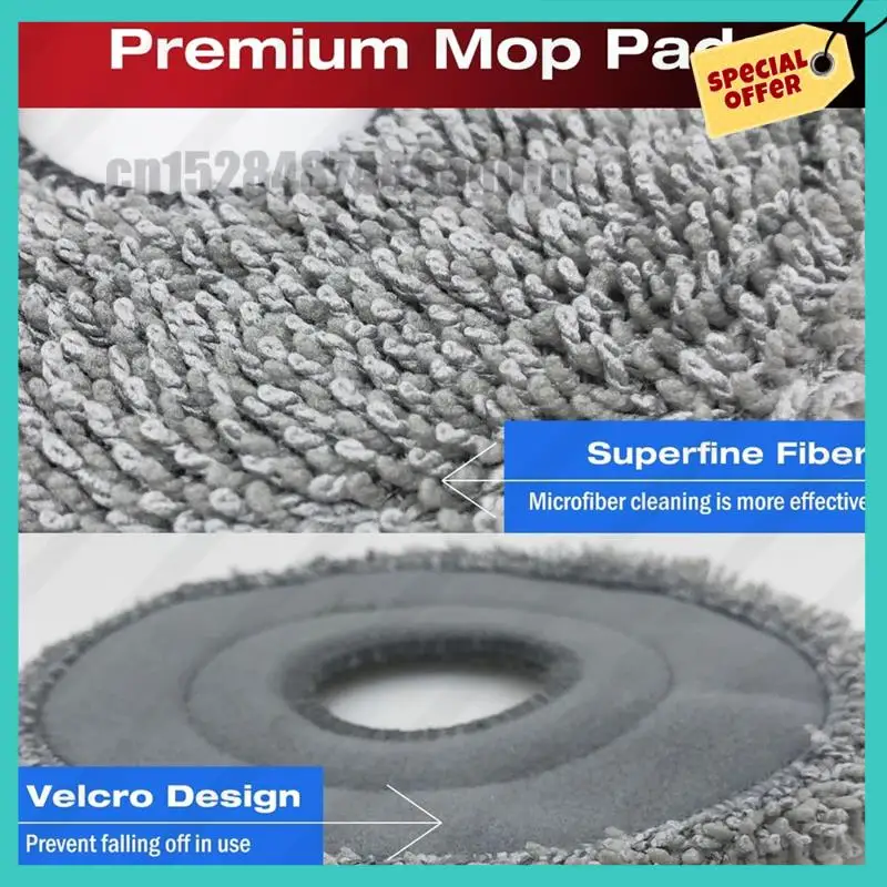 -ABJZ 16 قطعة من ملحقات الكناس الأساسية لـ Roborock Saros Z70 / G30 Space - فرش جانبية، مرشحات، وسادات ممسحة، أكياس غبار