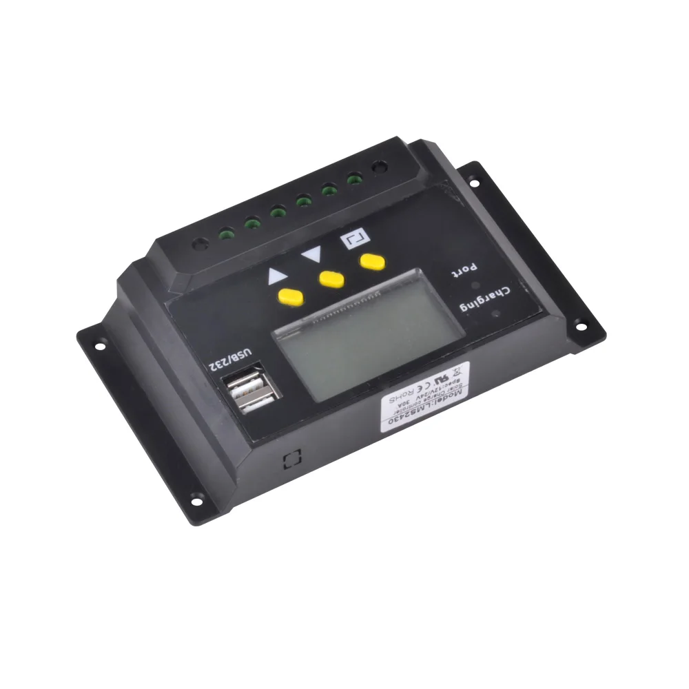 PWMs Solar Charge Controller 12V 24V 48V 10A/20A/30A High Efficiency Model JYLMS-2430 Solar System 1
