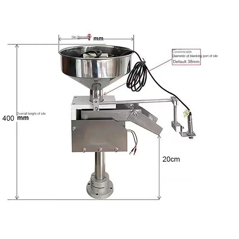 NEW 220V Vibration Plate Direct Vibration Bin Precision Disc Circular Vibration Automatic Feeder Electromagnetic Aluminum Plate