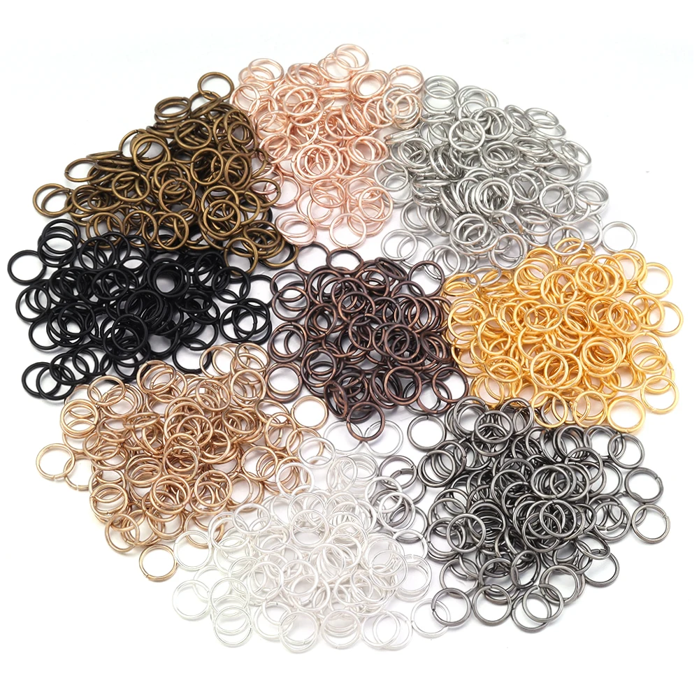 50-200 teile/los 3-20mm Biegeringe Split Ringe Anschlüsse Für Diy Schmuck Finden Handgemachte Accessoires Großhandel liefert