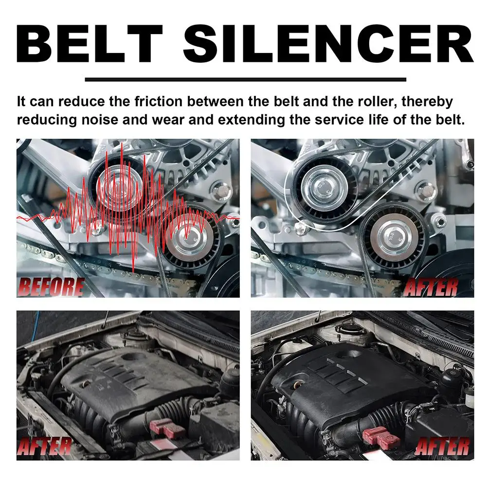 Car Engine Belt Dressing Automotive Prolongs Belt Life Automotive Belt Noise Reduction Maintenance Agent Spray Car Accessories view 4