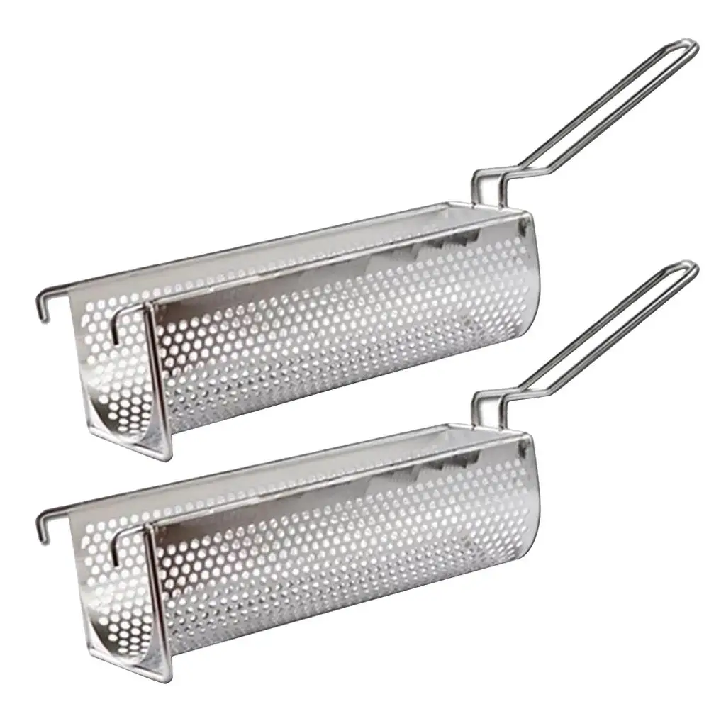 Food Grade 304 Stainless Steel Fried Food Basket Large Fryer Strainer for Home Cooking French Fries and Chicken Fry Machine Food Grade 304 Stainless Steel Fried Food Basket Large Fryer Strainer for Home Cooking French Fries and Chicken Fry Machine
