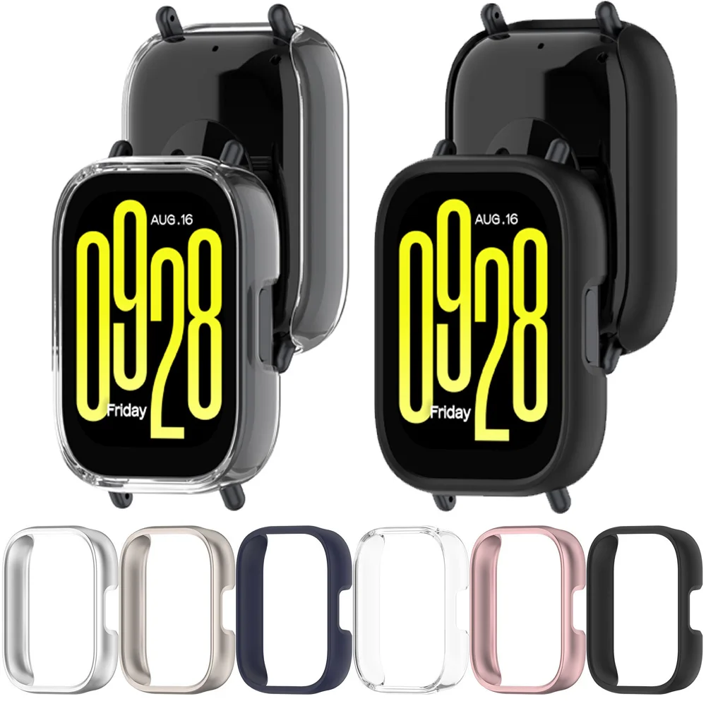 PC Case for Xiaomi Redmi Watch 5 Active Accessories Hollow Bumper Shell Screen Protective Cover Redmi Watch 5 Active Protector