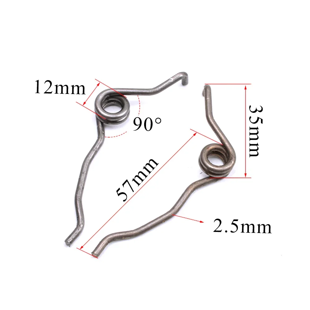 Door Lock Spring Lock Body 2.0/2.5mm Wire Diameter 90/165 Degrees Torsion Spring Accessories