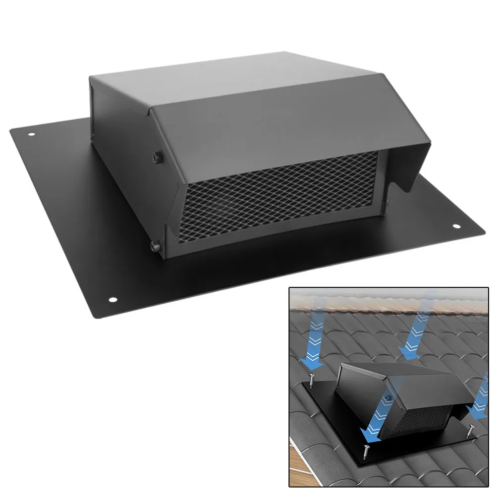Tampa removível da ventilação do telhado de 4 polegadas para edifícios Design impermeável avançado compatível com dutos de 4 polegadas