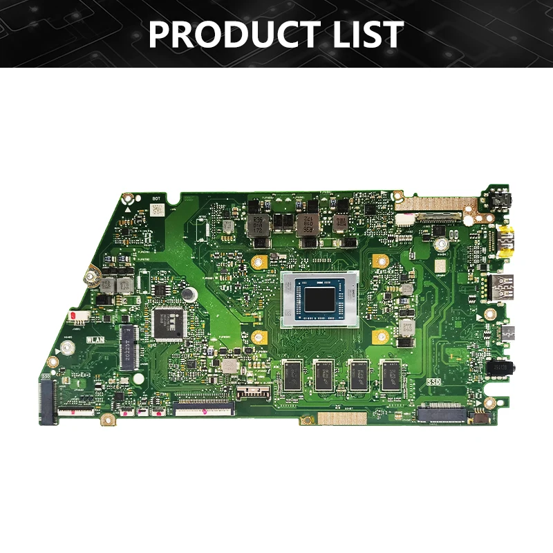 X421IA Mainboard For ASUS Vivo Book X421IAY X521IA R421IAY Laptop Motherboard With CPU R5-4500U R7-4700U 8G/16G-RAM 100% Test OK