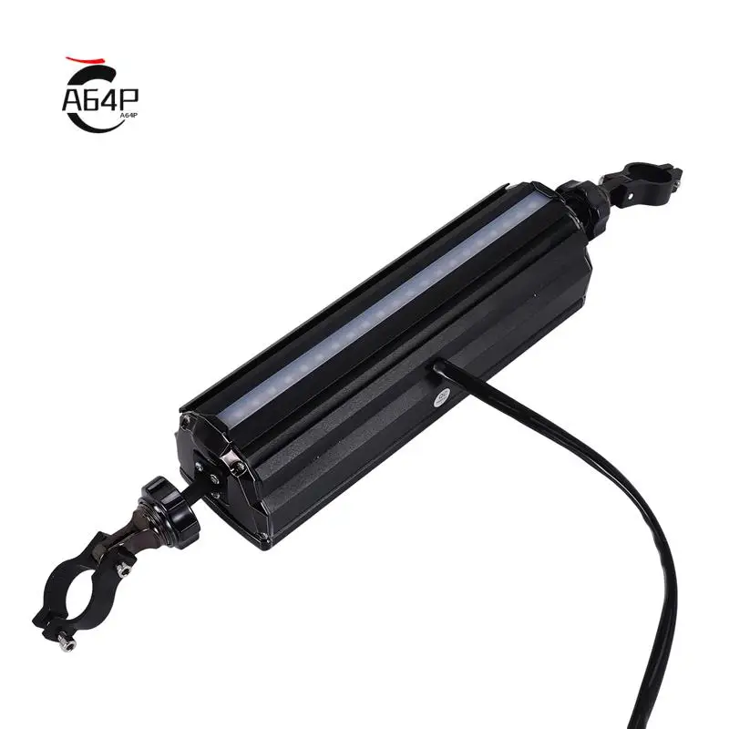 

A64P-Motorcycle Stereo Speakers MP3 Music Player Bluetooth Player With USB,AUX-IN,FM Radio For 7/8-1.25 Inch Handlebar Motor Sco
