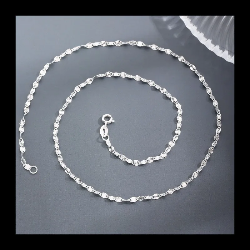 

Новое серебряное ожерелье S925 с рисунком планшета, модное темпераментное легкое роскошное креативное женское ожерелье на ключице с высоким смыслом