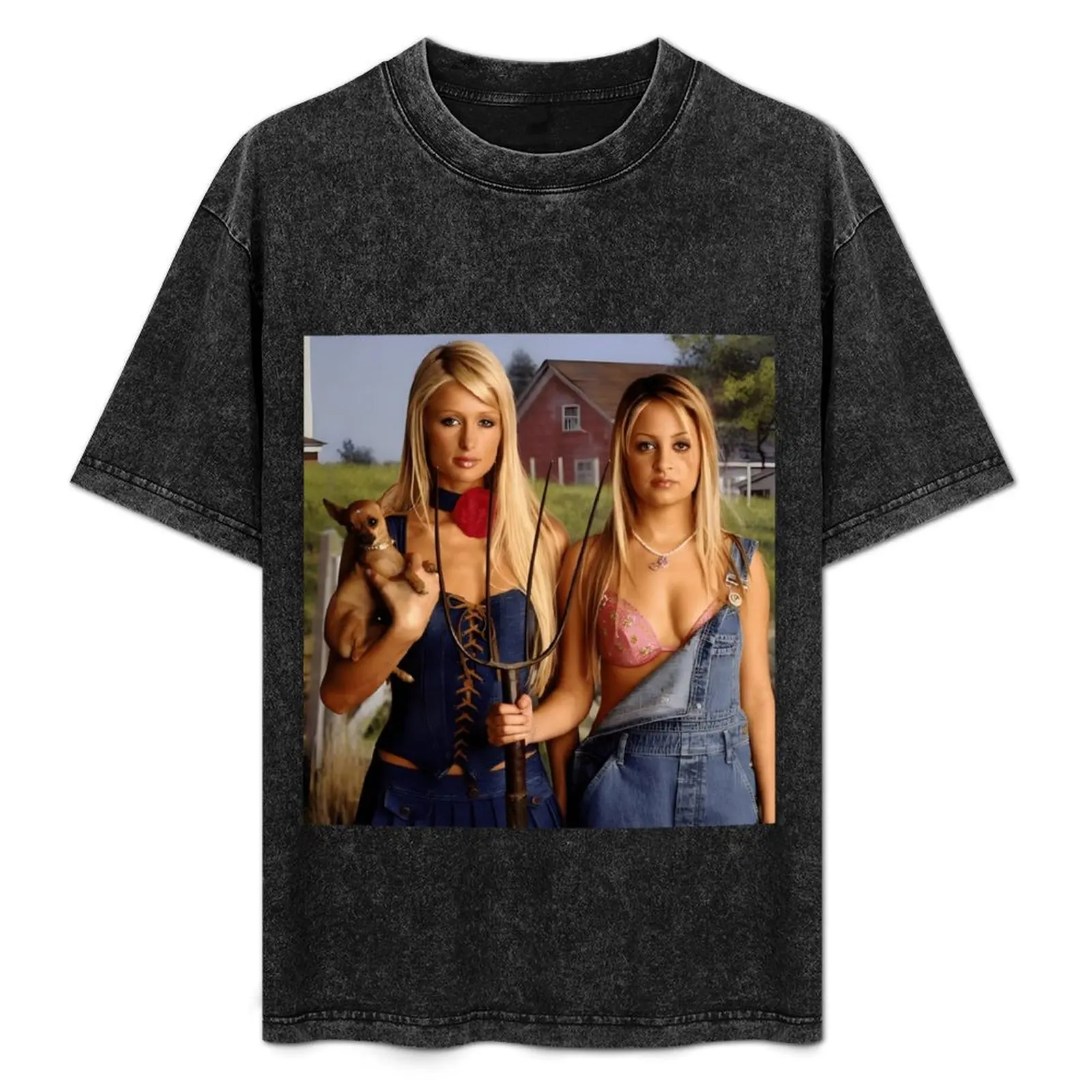 

Paris and Nicole T-Shirt High Elasticity Sports Tee Shirt