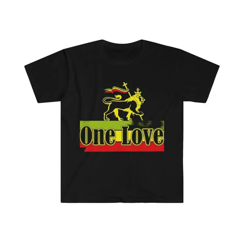 Softstyle T Shirt Lion Judah Marley Reggae Rasta